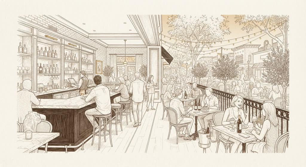 Bar Toscana illustration