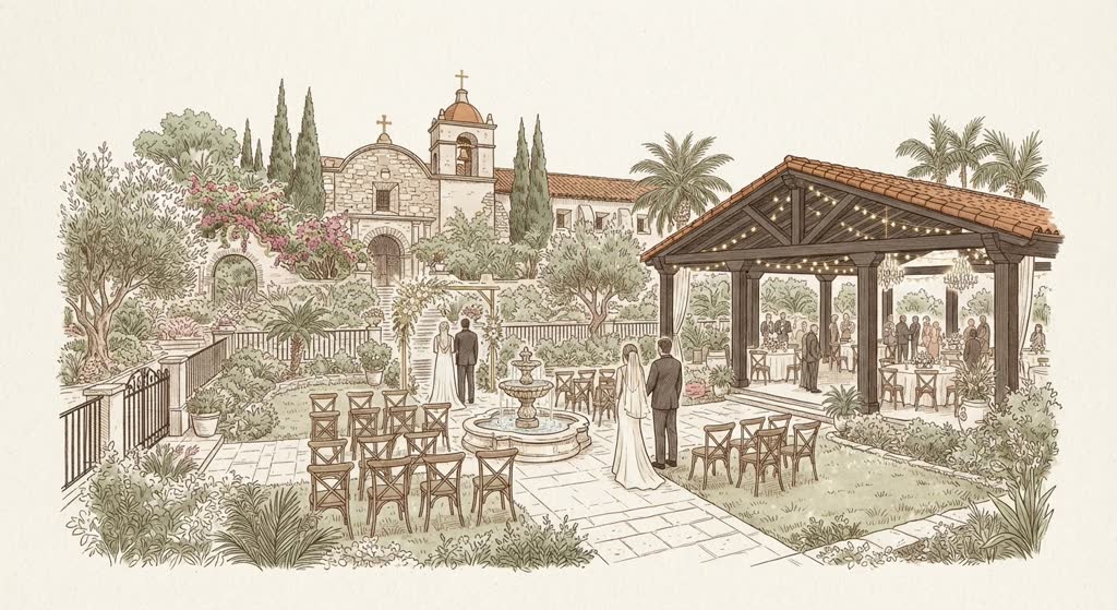 Franciscan Gardens illustration
