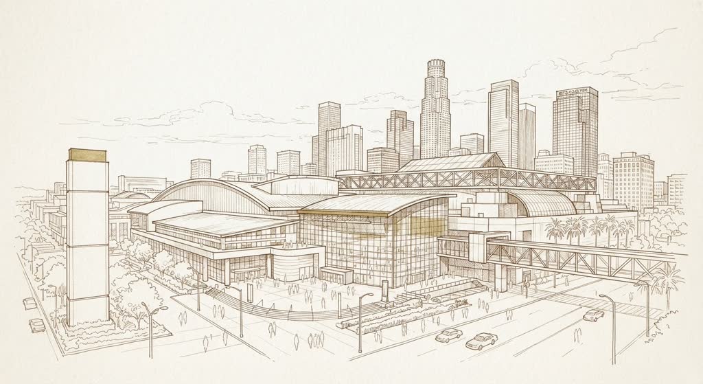 Los Angeles Convention Center illustration