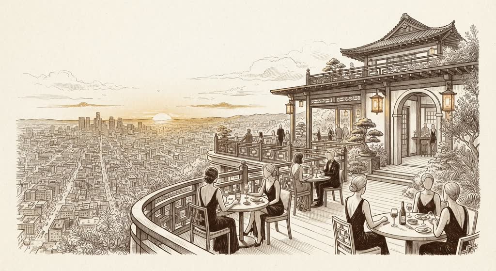 Yamashiro Hollywood illustration