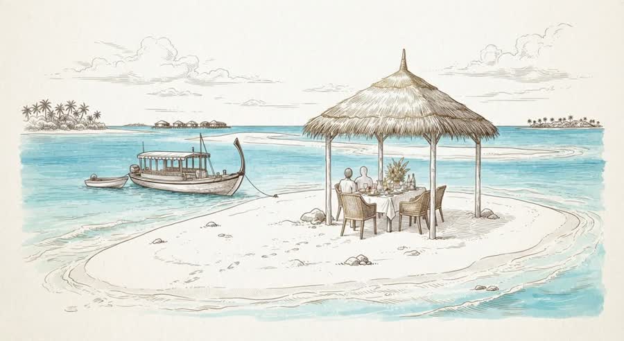 Private Sandbank Picnic