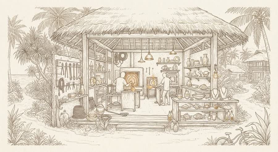 Soneva Fushi Glass Studio
