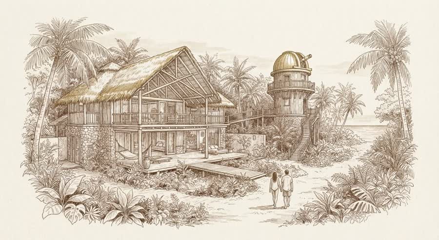 Soneva Fushi illustration