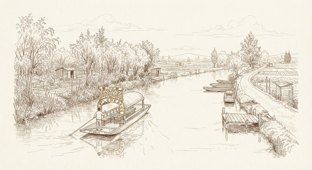 Xochimilco trajineras