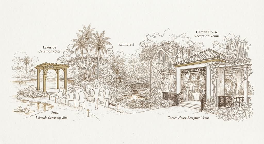 Fairchild Tropical Botanic Garden illustration