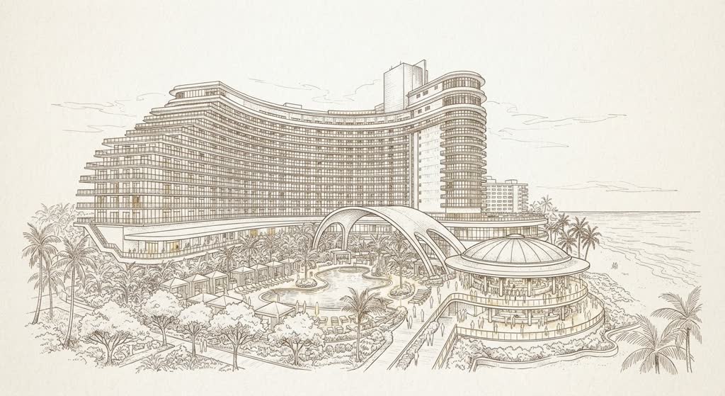 Fontainebleau Miami Beach illustration