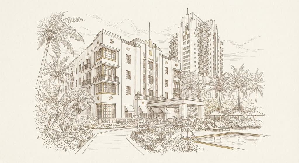 The Setai Miami Beach illustration