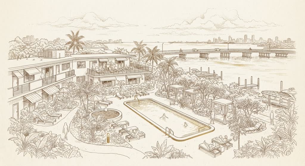 The Standard, Spa Miami Beach illustration
