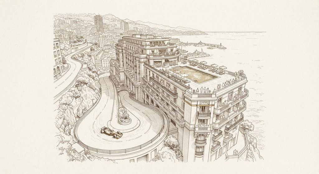 Fairmont Monte Carlo illustration
