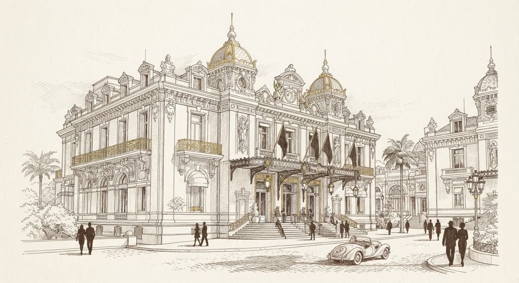 Hôtel de Paris Monte-Carlo illustration