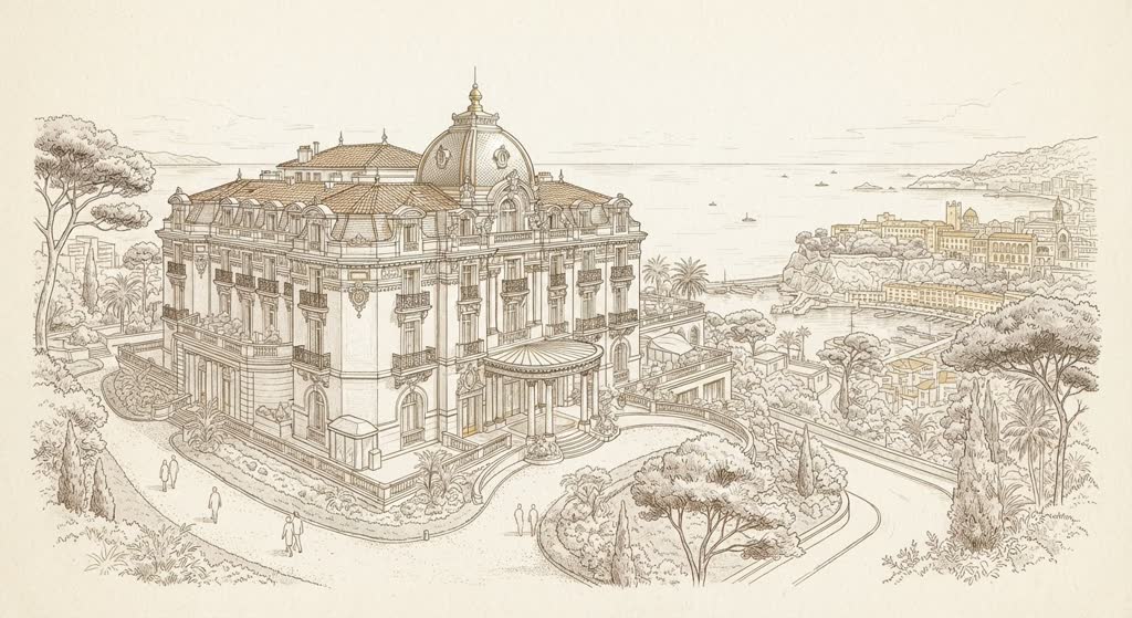 Hôtel Hermitage Monte-Carlo illustration