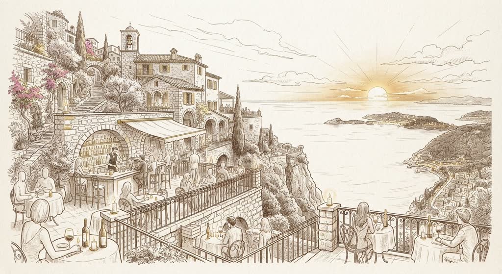 Le Château Eza illustration