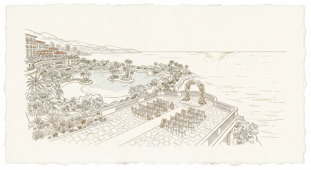 Monte-Carlo Bay Hotel & Resort Weddings illustration