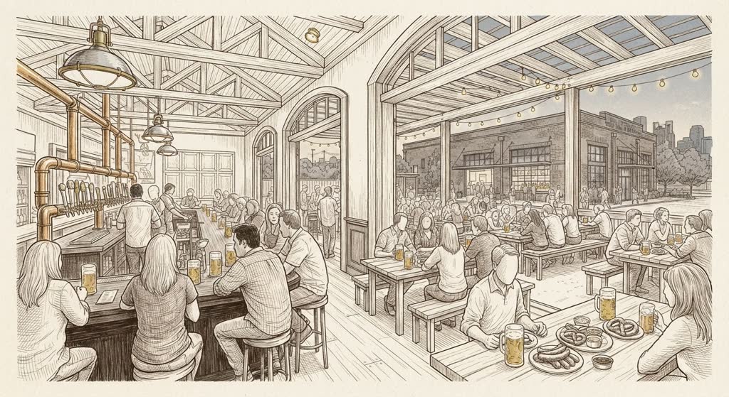 Von Elrod's Beer Hall & Kitchen illustration