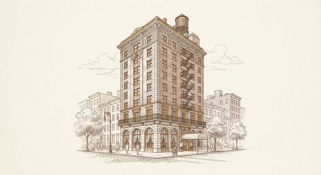 The Bowery Hotel illustration