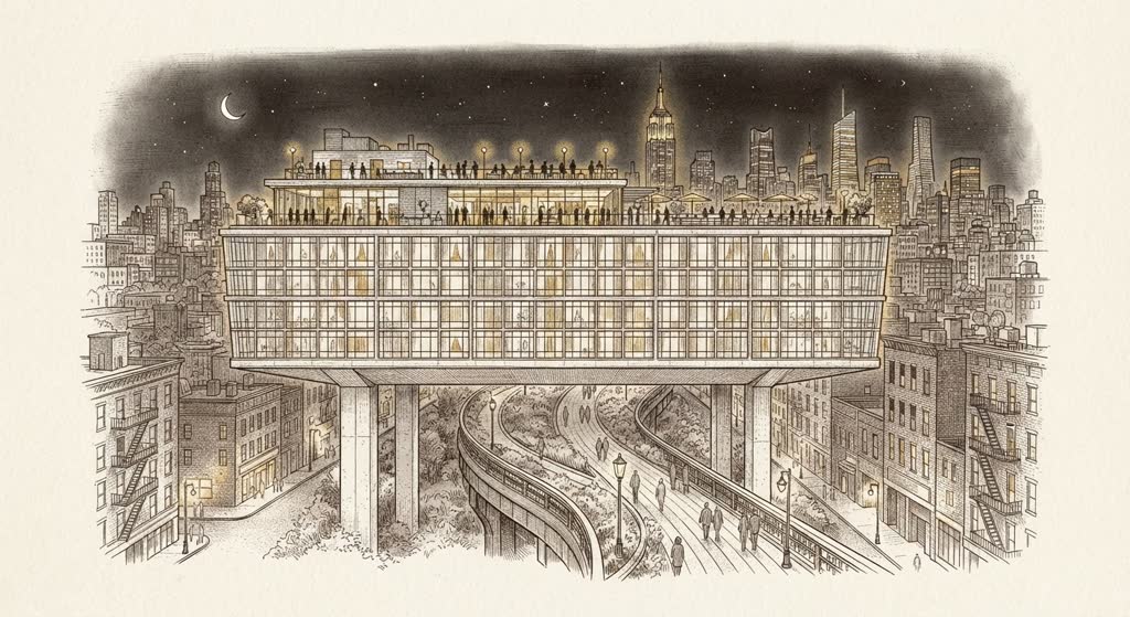 The Standard, High Line illustration