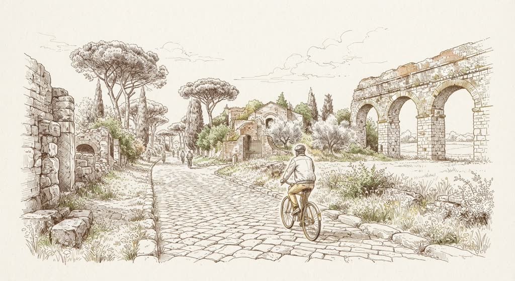 Via Appia Antica by bike