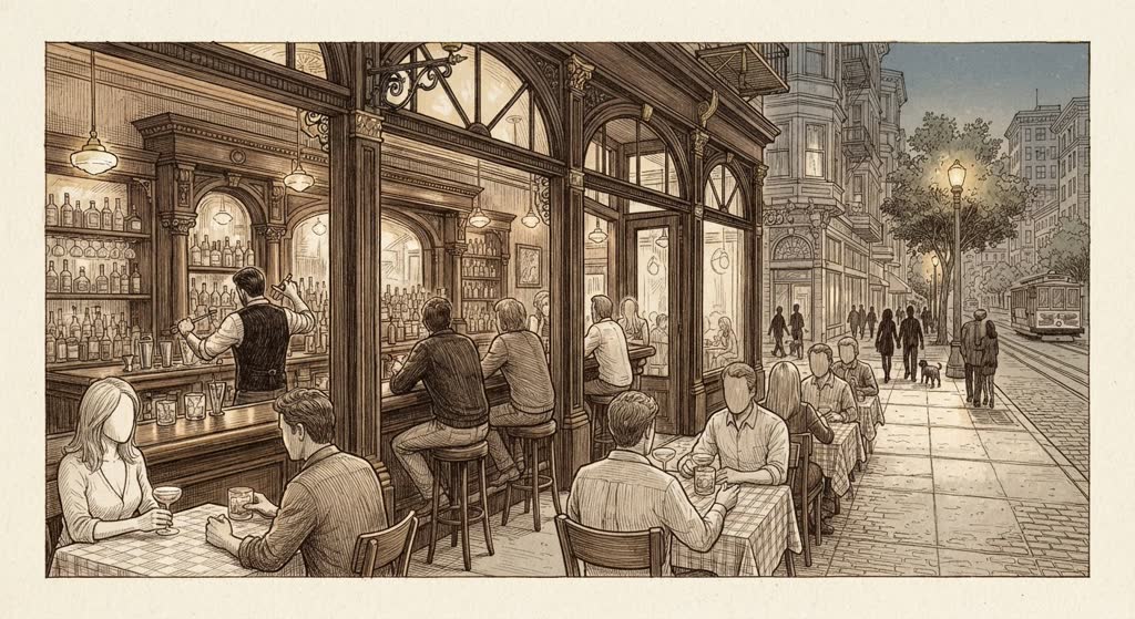 Comstock Saloon illustration