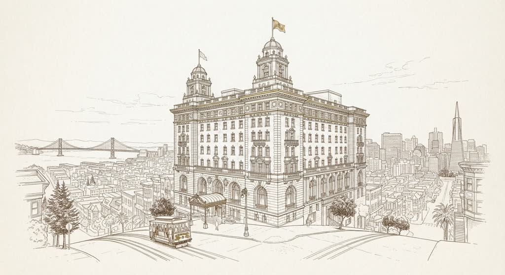 Fairmont San Francisco illustration