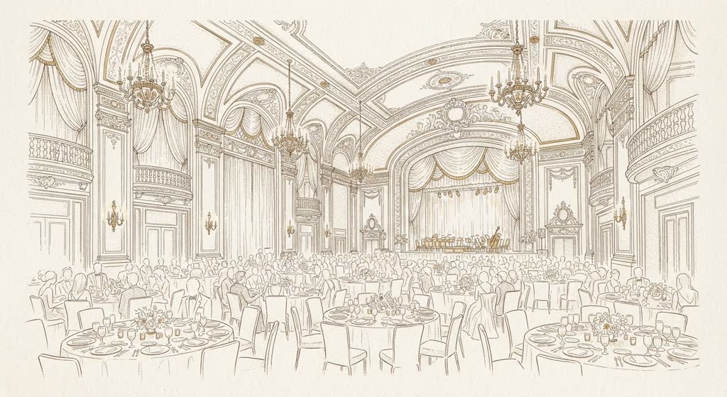 The Fairmont San Francisco — Venetian Room illustration