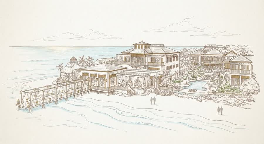 Grace Bay Club illustration