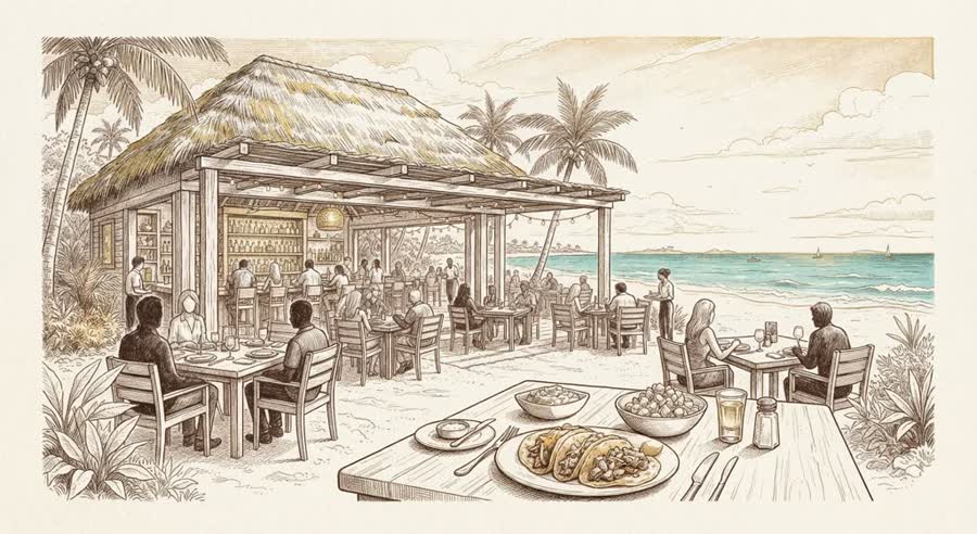 Somewhere Cafe & Lounge illustration