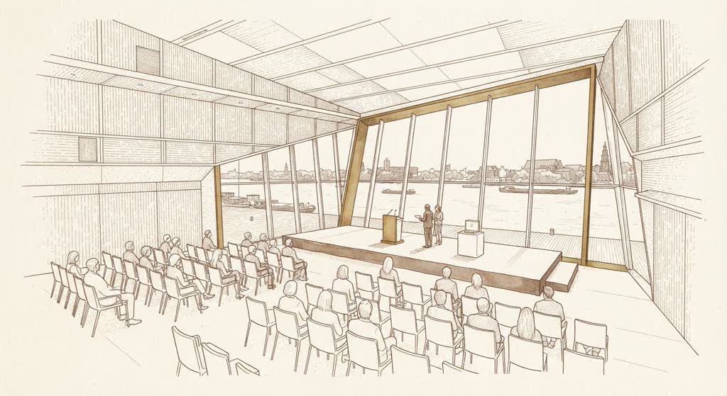 Muziekgebouw aan 't IJ illustration