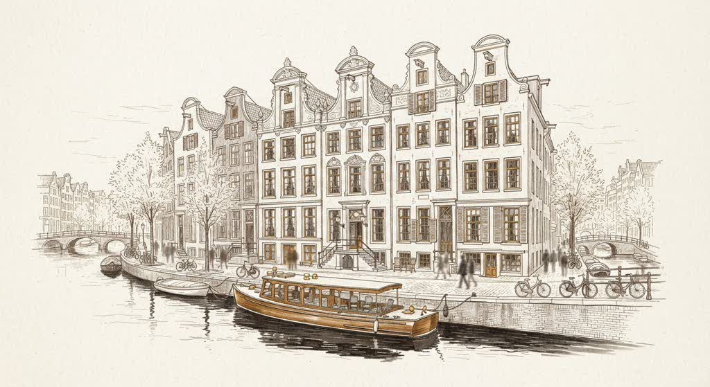 Pulitzer Amsterdam illustration