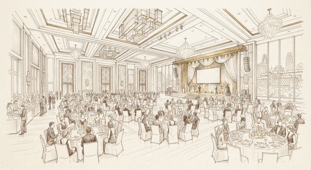Centara Grand at CentralWorld Ballroom illustration