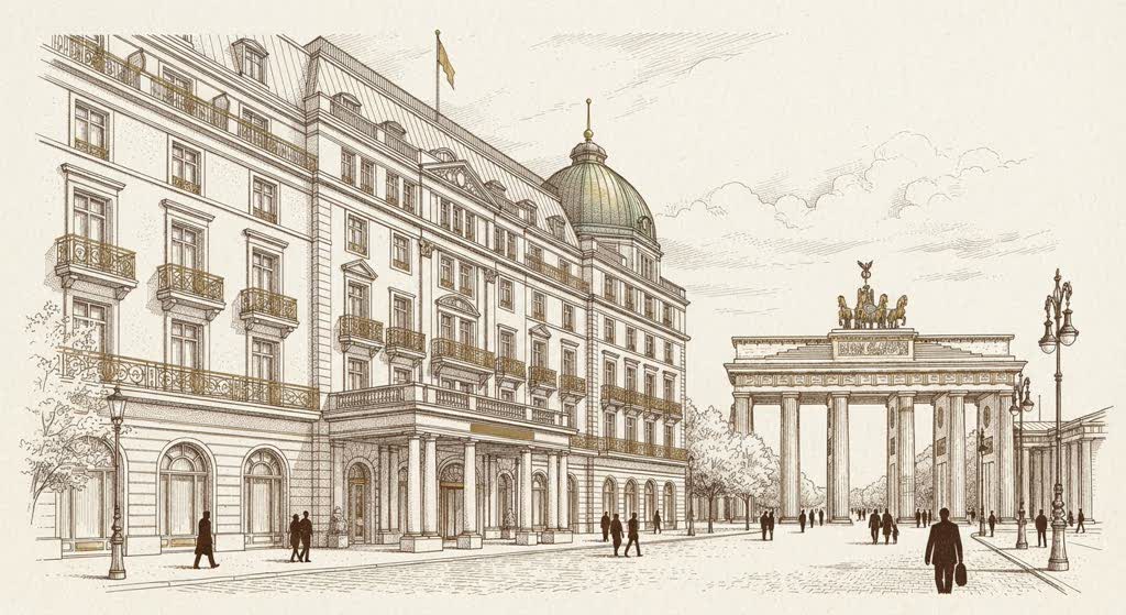 Hotel Adlon Kempinski illustration
