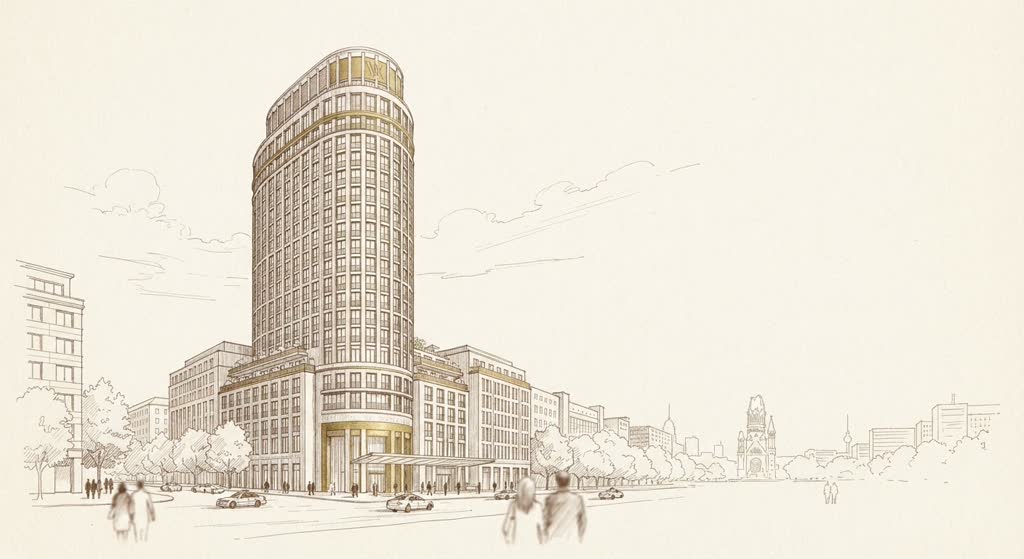 Waldorf Astoria Berlin illustration