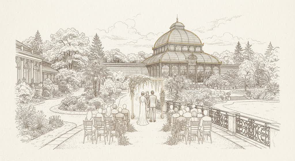 Botanischer Garten Berlin illustration