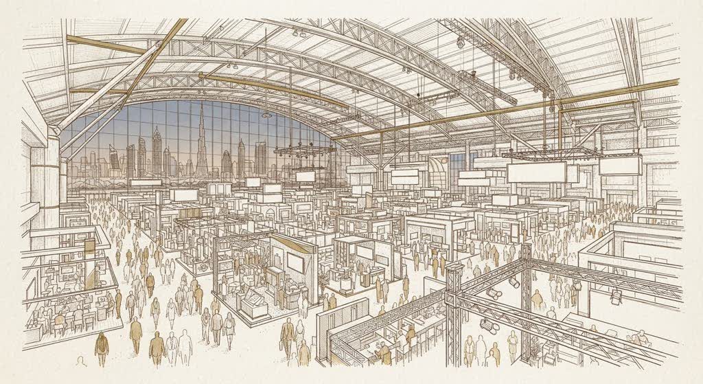 Dubai World Trade Centre illustration