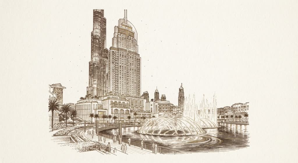 Address Downtown illustration