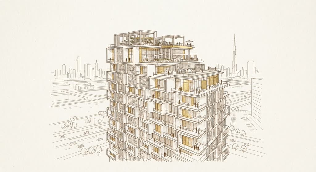 SLS Dubai illustration