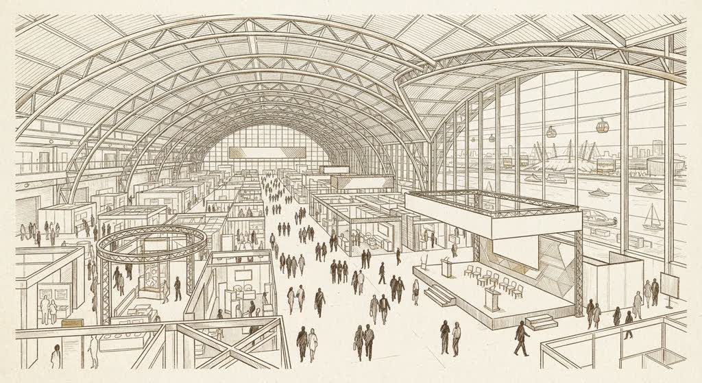ExCeL London illustration