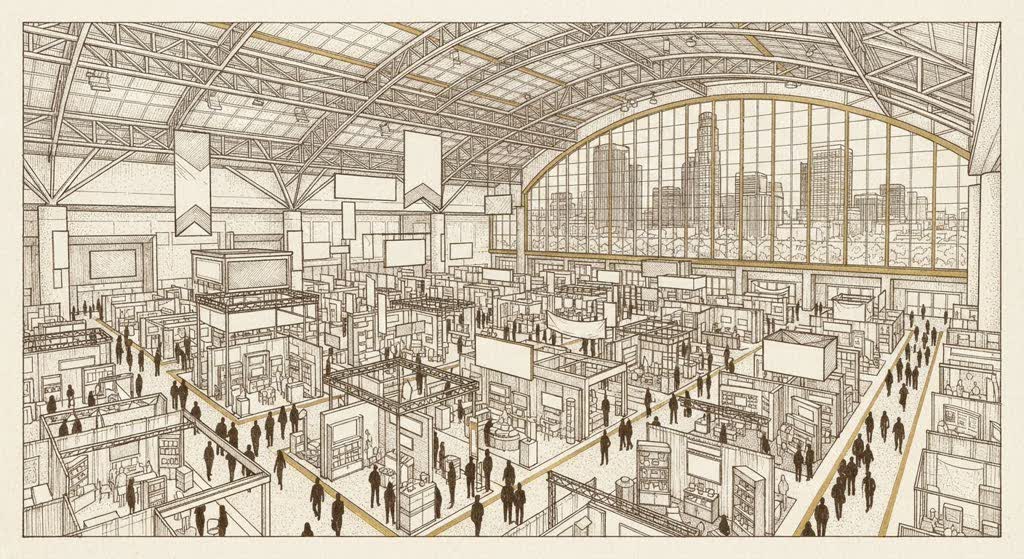 Los Angeles Convention Center illustration