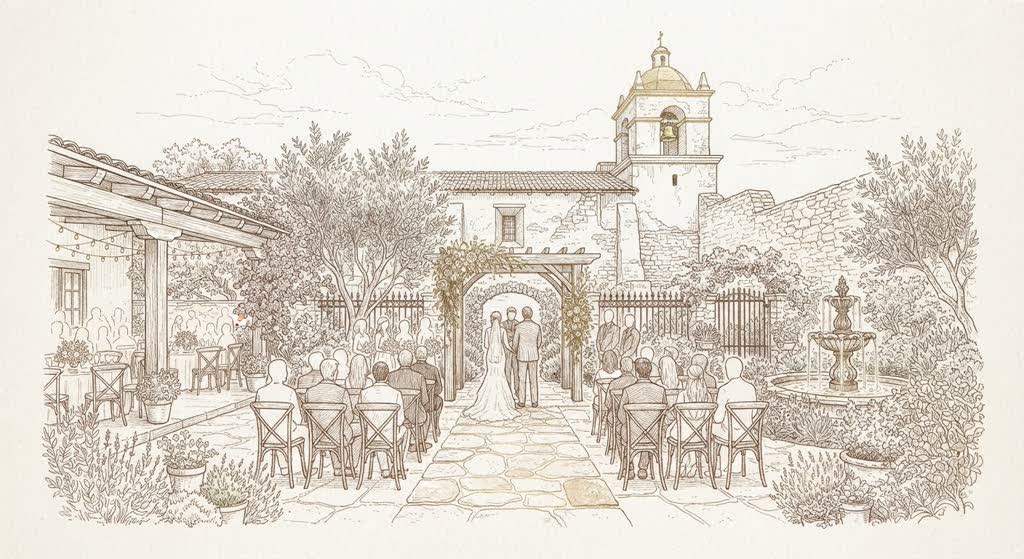 Franciscan Gardens illustration