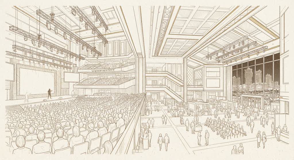 Galaxy International Convention Center illustration
