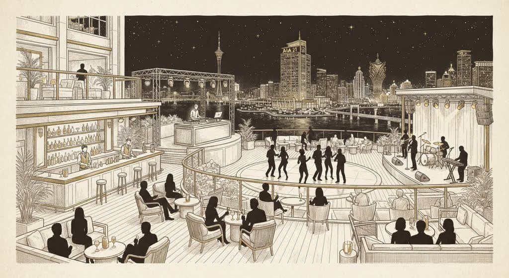 Sky 21 Lounge illustration