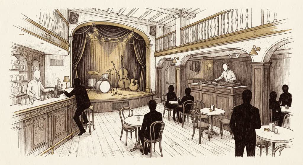 Café Central illustration