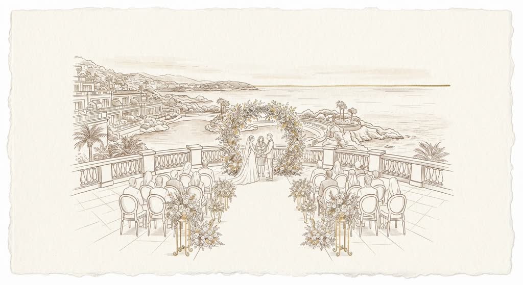 Monte-Carlo Bay Hotel & Resort Weddings illustration