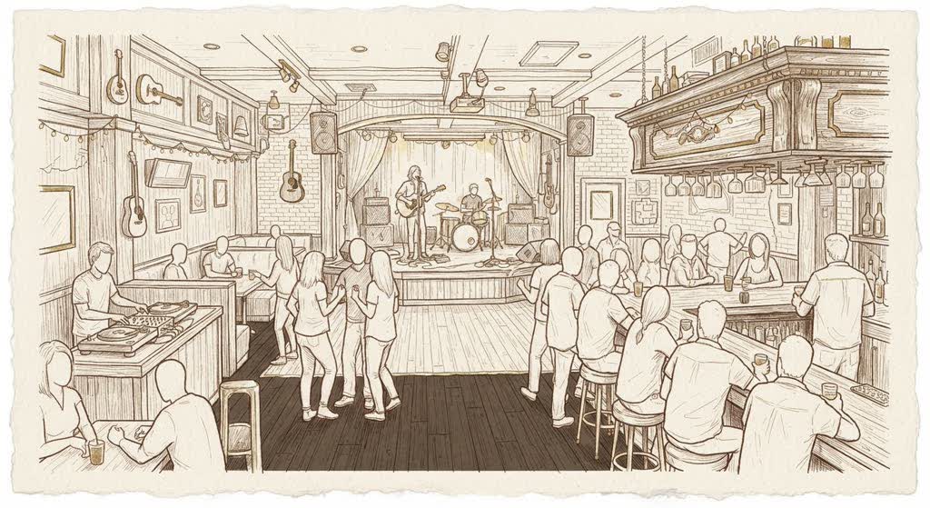 Bobby's Idle Hour Tavern illustration