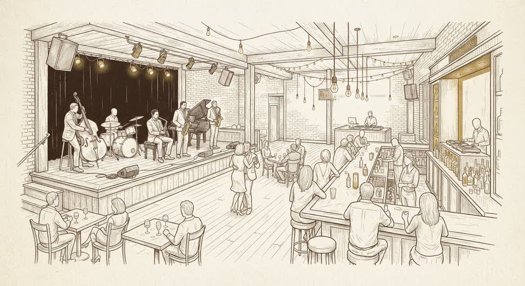 Rudy's Jazz Room illustration