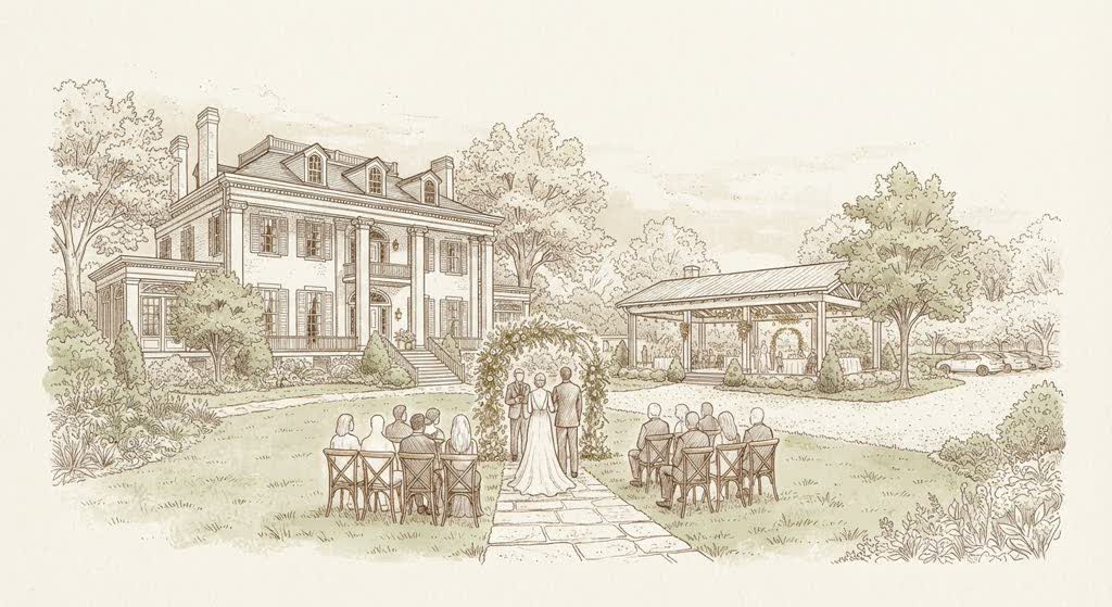Riverwood Mansion illustration