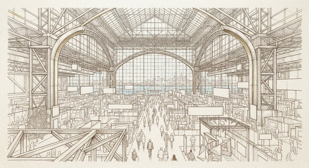 Javits Center illustration