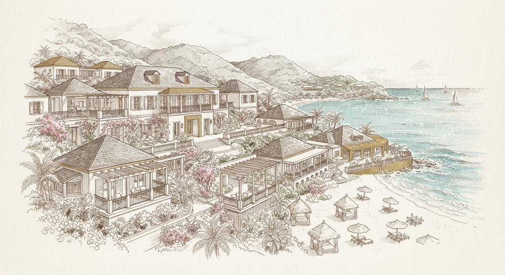 Cheval Blanc St-Barth illustration
