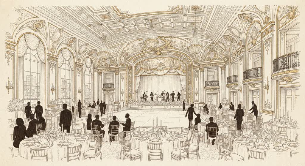 The Fairmont San Francisco — Venetian Room illustration