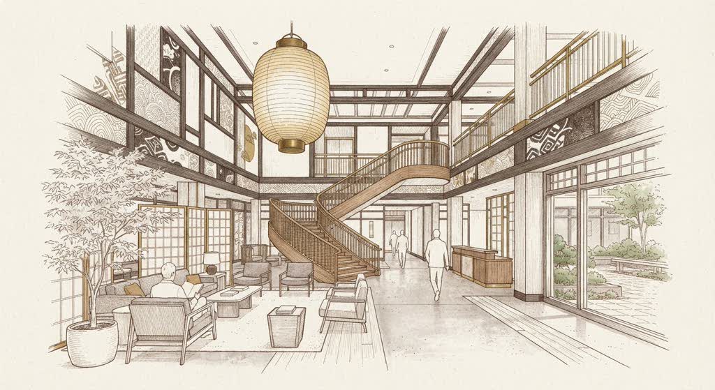 Hotel Kabuki illustration