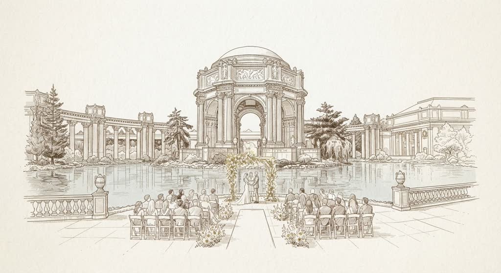 Palace of Fine Arts illustration